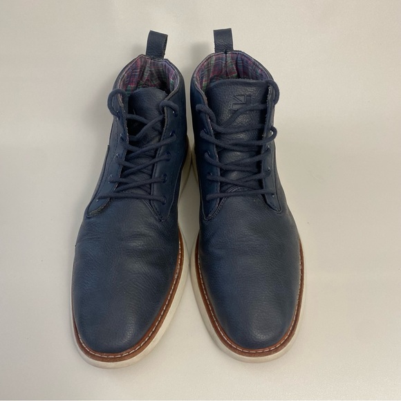 Ben Sherman Nu Casual Chukka Boots Size 10.5 Blue Mens - Picture 4 of 13